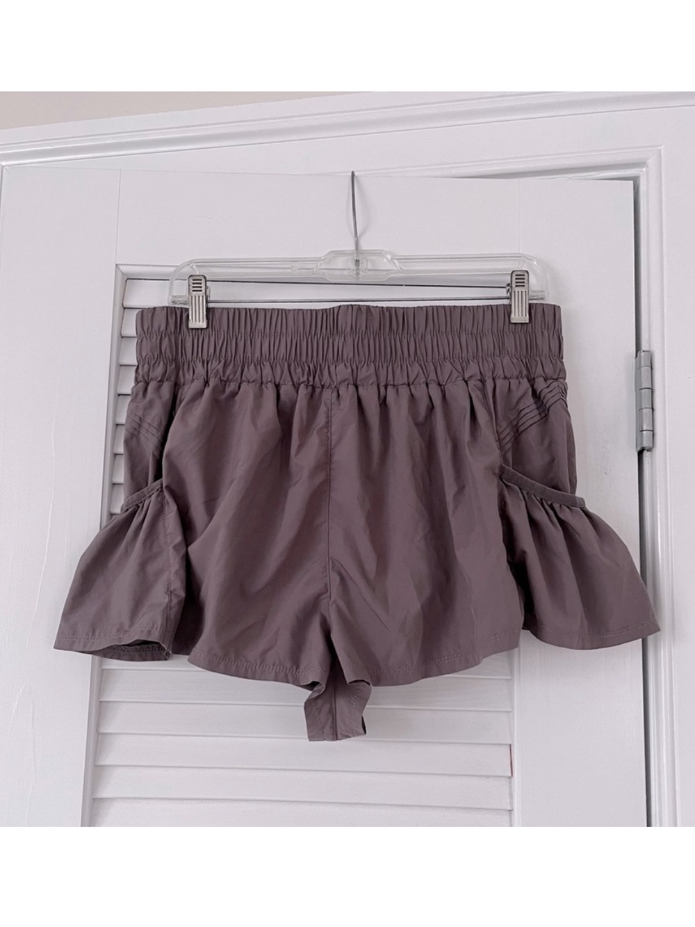 Free People Movement Taupe Shorts